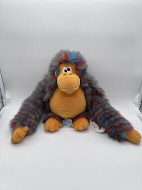 Bestever ORANGUTAN Rainbow Color 12" Plush Hanging HUGGER John Doze Studios